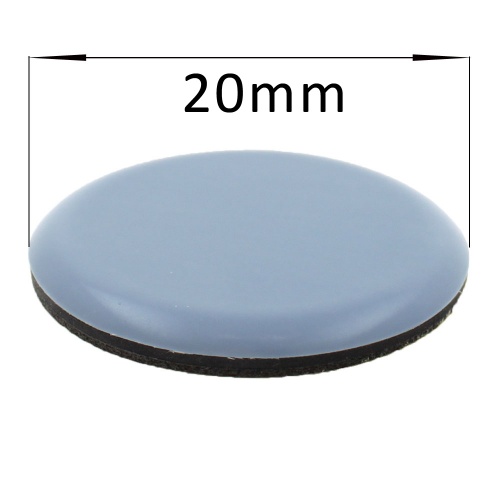 20mm Round PTFE Self Adhesive Glides